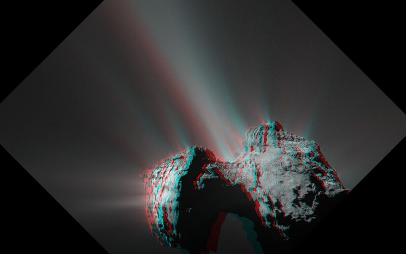 Espacio: El cometa 67P en tres dimensiones