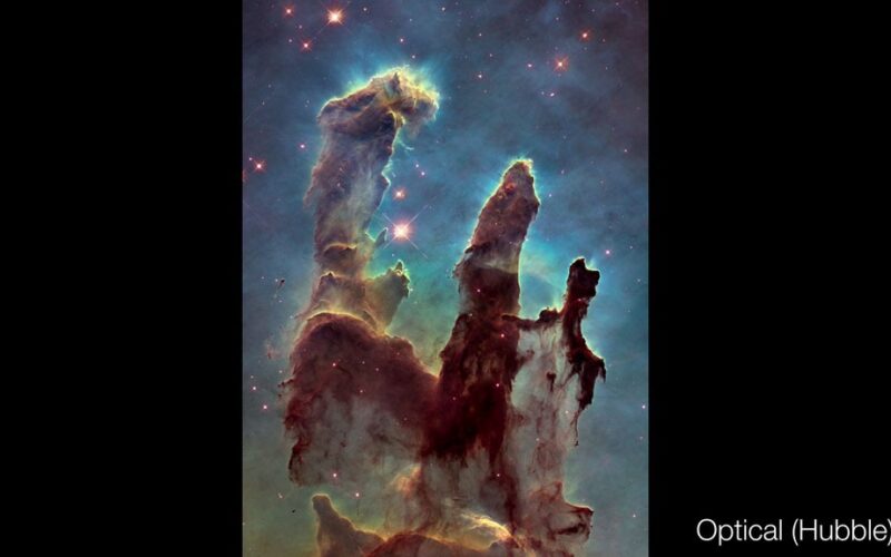 Espacio: Los pilares de la nebulosa del Águila suenan