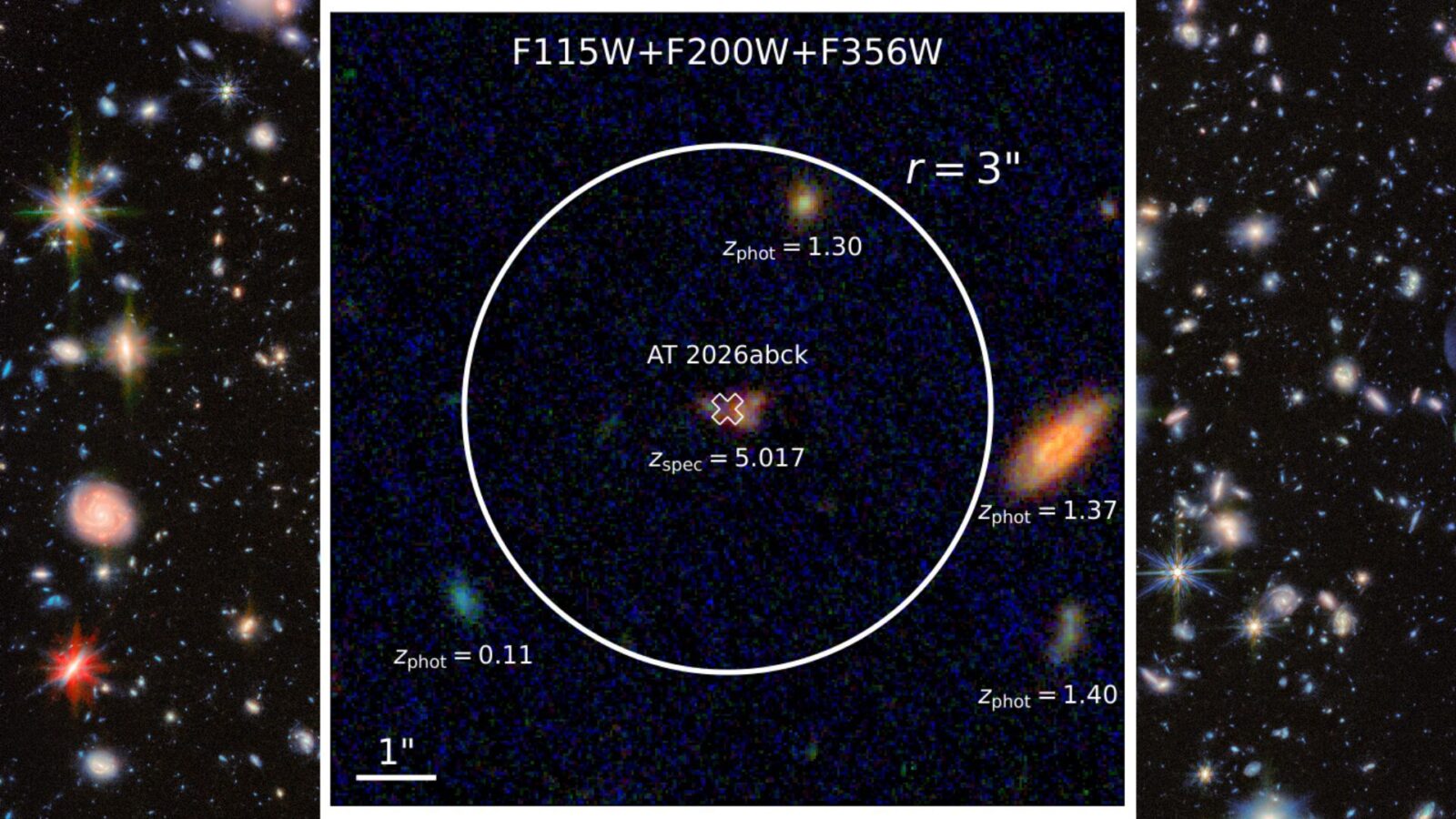 Espacio: Webb capta una supernova del universo joven