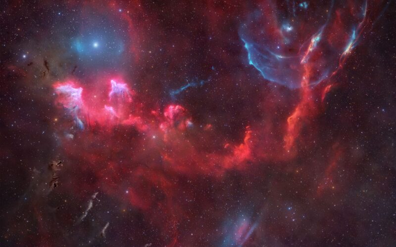 Espacio: Revelan tres tenues fantasmas de gas en Casiopea
