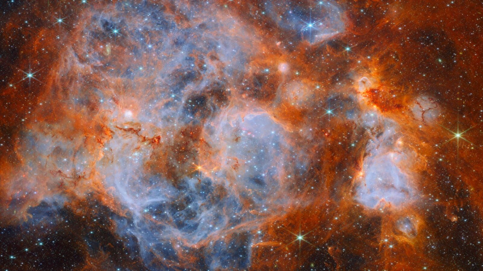 Espacio: El Webb retrata una cuna de estrellas