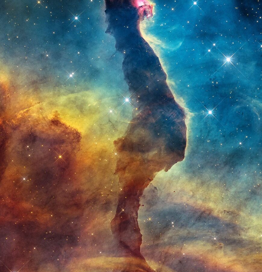 Espacio: Hubble y Webb retratan un gato entre estrellas