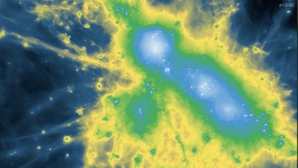 Espacio: La materia que las galaxias expulsaron