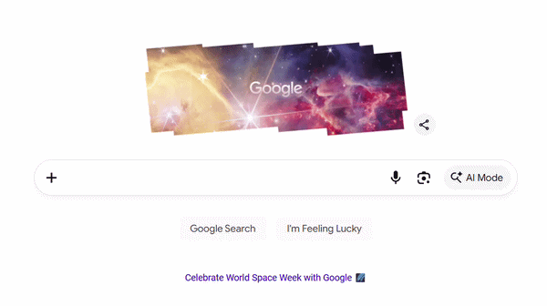 Espacio: Google celebra la semana espacial con Webb