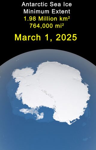 Clima: El hielo ártico toca su mínimo de 2026