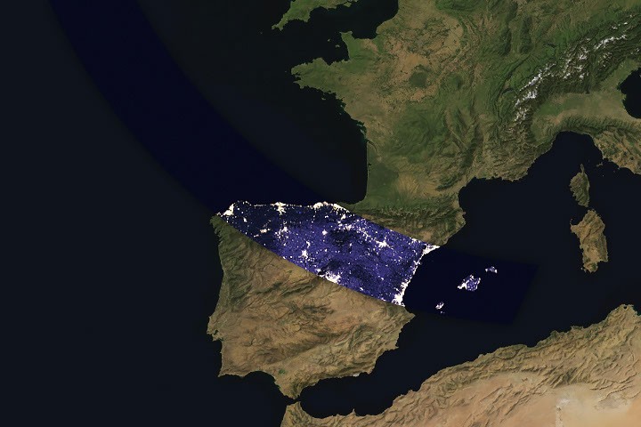 Astronomía: Islandia y España bajo la sombra lunar