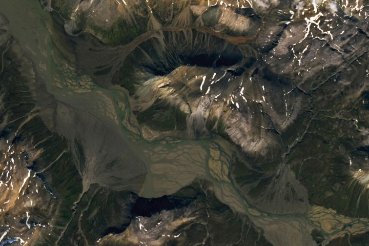 Tierra: Abanicos de sedimento en el Ártico ruso