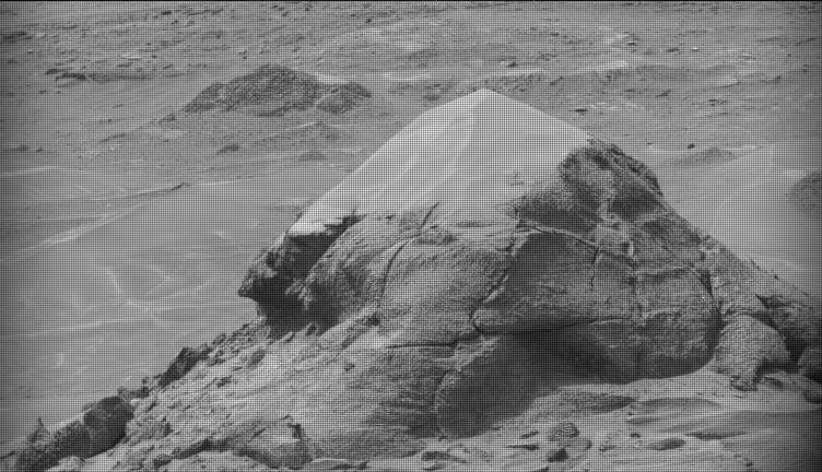 Espacio: Curiosity cruza bandas rocosas en Marte