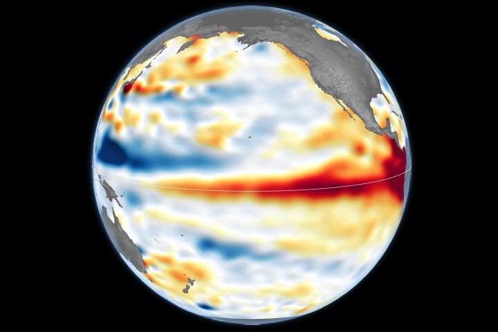 Clima: El Niño se fortalece en el Pacífico