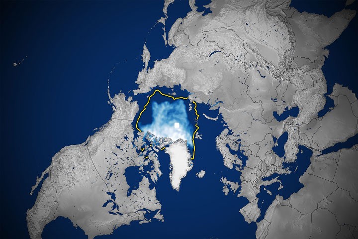 Clima: El hielo ártico mantiene sus mínimos bajos