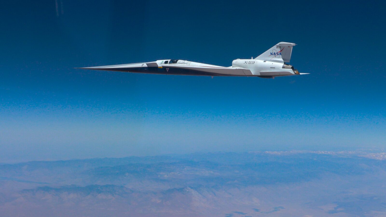 Aeronáutica: el X-59 de la NASA rompe la barrera del sonido